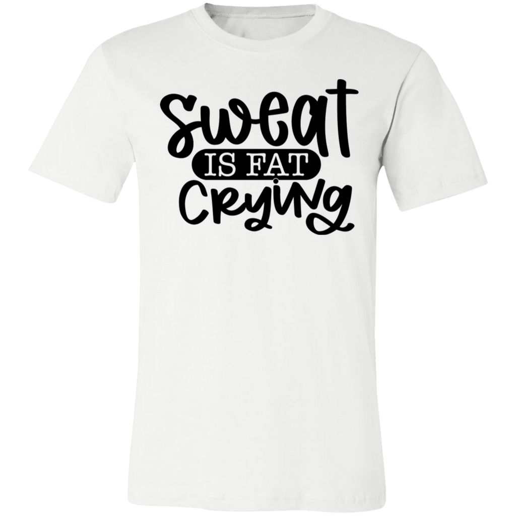 Sweat Is Fat Crying Tee