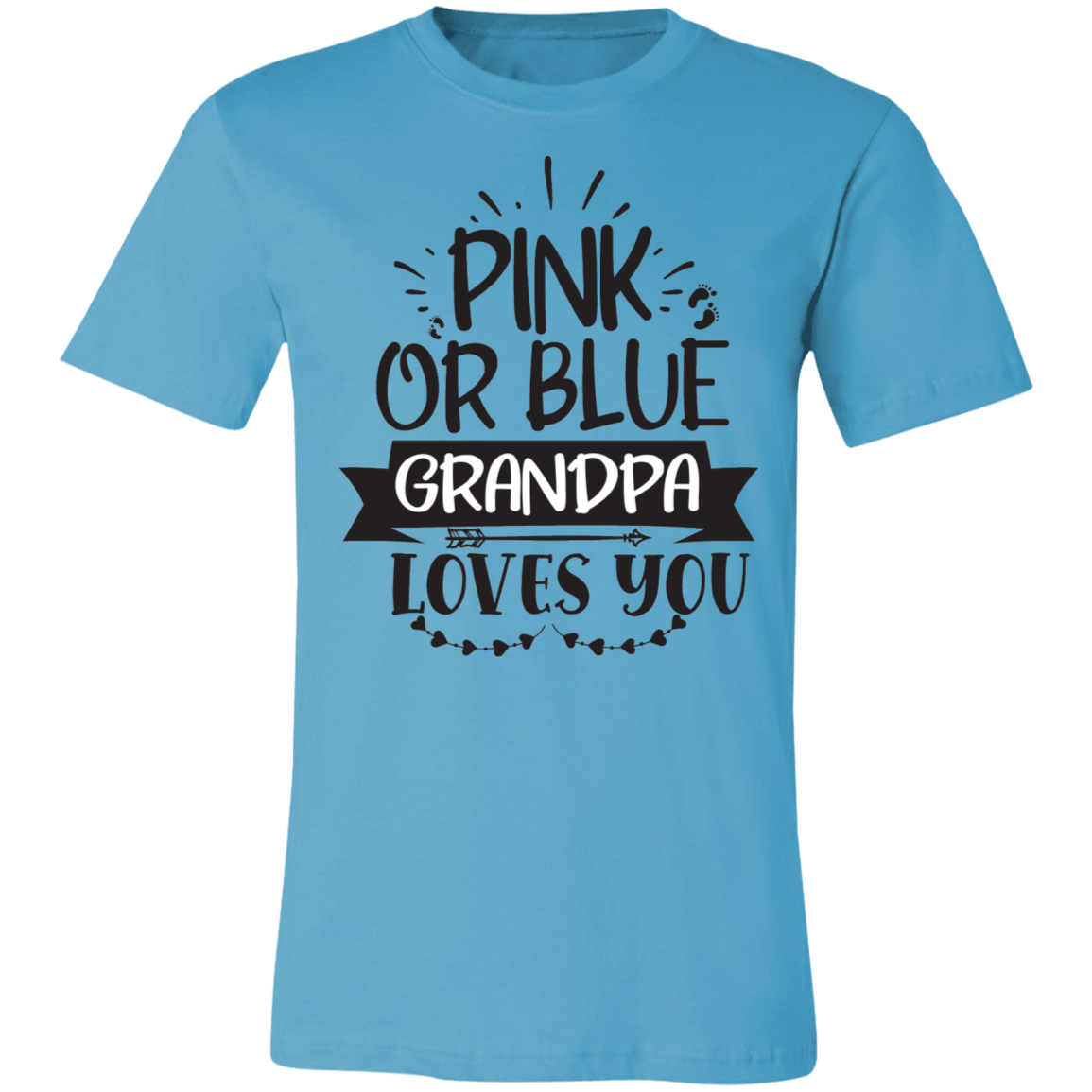 Pink Or Bue Grandpa Tee