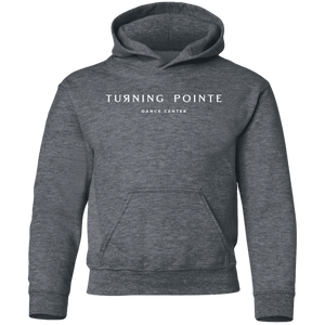 TPDC White Print Grey Youth Hoodie