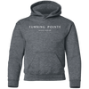 TPDC White Print Grey Youth Hoodie