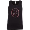 TPDC Logo Rose Print Black Youth Tank