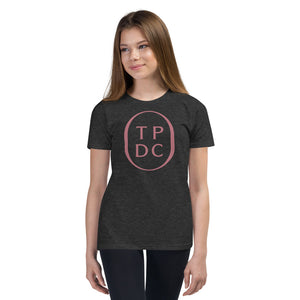 TPDC Rose Print Grey Youth Tee