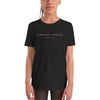TPDC Rose Print Black Youth Tee