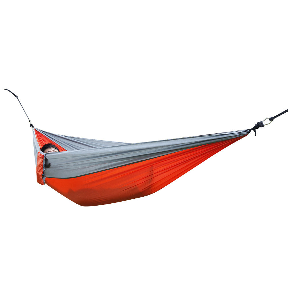 Portable Parachute Nylon Fabric Hammock for Two Person Travel Camping Outdoor